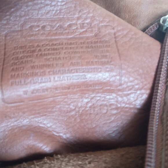 *RARE* COACH '80s XL Traveler Drawstring Flap Backpack Rucksack Brown 4040-103 - Picture 13 of 16